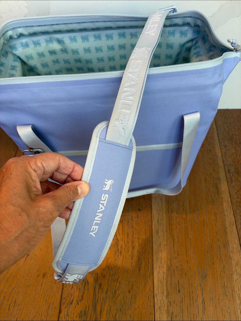 NWT Stanley Julienne Max 20QT Soft Cooler Shoulder Bag - (Hydrangea)Lavender - Picture 12 of 16